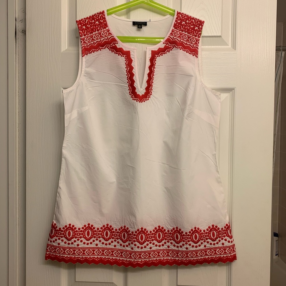 Talbots top, size small, 💯 cotton